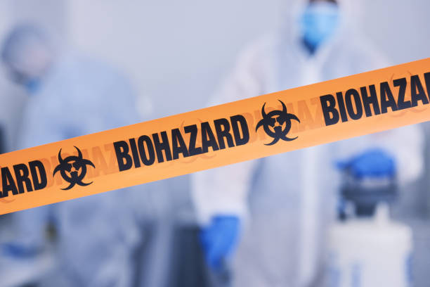Professional Biohazard Cleanup technician working in Peshastin, WA
